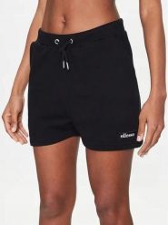 SPODENKI DAMSKIE SZORTY ELLESSE KRÓTKIE KOLOR CZARNY. Czarne spodenki sportowe damskie Ellesse, bez wzorów, z bawełny, eleganckie. Za 126.94 zł.