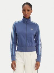 Adidas Bluza Firebird Classic KC6565 Niebieski Regular Fit. Niebieskie bluzy bez kaptura damskie Adidas, xs, z syntetyku. Za 329.99 zł.