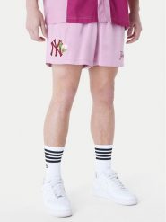 New Era Szorty sportowe New York Yankees MLB Woven 60596377 Różowy Regular Fit. Czerwone szorty męskie New Era, bez wzorów, z syntetyku, sportowe. Za 159.99 zł.