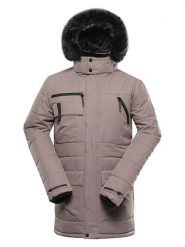 Alpine Pro Płaszcz zimowy w kolorze jasnobrązowym rozmiar: 3XL. Brązowe płaszcze męskie Alpine Pro, na zimę, m, bez wzorów. Za 473.45 zł.