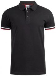 Clique koszulka polo męska Newton 100% bawełna czesana - czarna. Czarne koszulki polo męskie CLIQUE, m, bez wzorów, z bawełny, bez ramiączek. Za 136.03 zł.