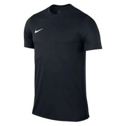 Koszulka Męska Piłkarska Nike Park VII. Czarne t-shirty sportowe męskie Nike, m, z materiału, bez ramiączek, do piłki nożnej, dri-fit (nike). Za 114.65 zł.