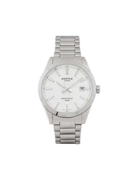 Casio Zegarek Edifice EFV-160D-7AVEF Srebrny. Szare, analogowe zegarki męskie Casio, srebrne. Za 499.99 zł.