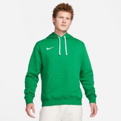 Bluza z kapturem Nike Park 20 Hoodie, Mężczyźni. Białe bluzy sportowe męskie Nike, bez wzorów, z bawełny, sportowe, bez kołnierzyka, bez ramiączek. Za 199.99 zł.