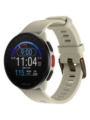 Polar Zegarek fitness ''Pacer'' w kolorze beżowym rozmiar: onesize. Brązowe, cyfrowe zegarki damskie POLAR, metalowe. Za 766.90 zł.