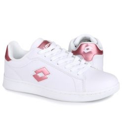 Buty damskie sportowe Lotto DAMPOLIS GC. Białe buty sportowe na co dzień damskie Lotto, bez wzorów, trekkingowe. Za 139.00 zł.