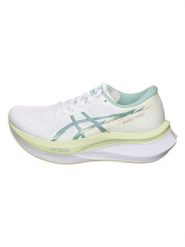 Asics Buty "Magic Speed 4" w kolorze biało-zielonym do biegania rozmiar: 37. Białe obuwie do biegania damskie Asics. Za 390.92 zł.