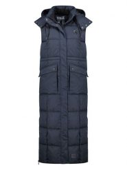 Geographical Norway Kamizelka pikowana "Varda" w kolorze granatowym rozmiar: XL. Niebieskie kamizelki damskie Geographical Norway, xl. Za 232.45 zł.