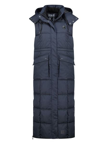 Geographical Norway Kamizelka pikowana "Varda" w kolorze granatowym rozmiar: M. Niebieskie kamizelki damskie Geographical Norway, m. Za 282.13 zł.