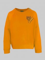 Plein Sport Bluza w kolorze pomarańczowym rozmiar: S. Pomarańczowe bluzy bez kaptura damskie Plein Sport, s, bez wzorów, z bawełny, bez ramiączek, bez kaptura. Za 184.46 zł.