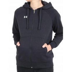 Bluza na co dzień Damska Under Armor Bawełniana Sportowa Zamek. Czarne bluzy bez kaptura damskie Under Armour, z bawełny. Za 189.00 zł.