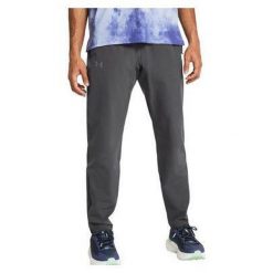 Spodnie do biegania męskie Under Armour Outrun The. Czarne spodnie materiałowe męskie Under Armour, bez wzorów, sportowe. Za 269.99 zł.