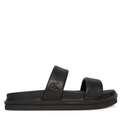 Klapki Calvin Klein Jeans. Czarne klapki i japonki męskie Calvin Klein Jeans, z jeansu. Za 219.99 zł.