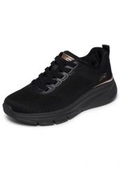 Buty SKECHERS BOBS ARCH FIT ELEV8 Czarny. Czarne obuwie trekkingowe damskie Skechers, na fitness i siłownię. Za 283.99 zł.