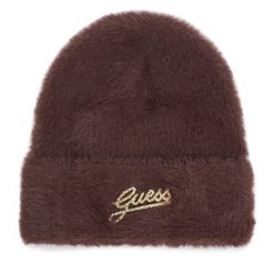 Czapka Guess. Brązowe czapki zimowe damskie Guess. Za 154.99 zł.