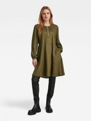 G-Star Sukienka w kolorze khaki rozmiar: L. Brązowe sukienki damskie G-Star, l, bez wzorów, z lyocellu, retro, bez kołnierzyka, bez ramiączek, midi. Za 210.32 zł.