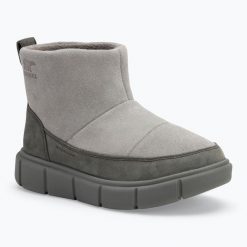 Śniegowce Sorel Youth Sorel Explorer III Slip-On. Szare trapery damskie Sorel, bez obcasa. Za 389.99 zł.