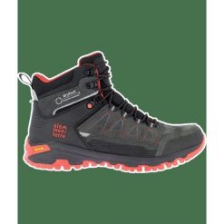 Buty do chodzenia Elémenterre Woss. Szare buty trekkingowe męskie Elementerre, z gumy, bez zapięcia, trekkingowe. Za 358.00 zł.