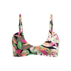 Stanik bikini z miseczkami dla Kobiety PRINTED BEACH CLASSICS Czarny. Czarne bikini damskie Roxy, bez wzorów. Za 179.00 zł.