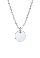 Elli Damski wisiorek z łańcuszkiem weneckim Basic Minimal w pozłacanym srebrze próby 925 Sterling Silver Naszyjniki 1 ct. Szare naszyjniki damskie Elli, na co dzień, pozłacane. Za 238.99 zł.