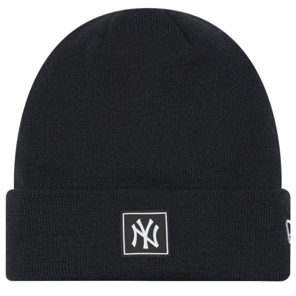 Czapka New York Yankees Team Cuff. Czarne czapki męskie New Era, bez wzorów, z dzianiny. Za 119.99 zł.