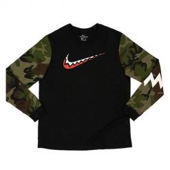 Koszulka sportowa męska Nike M NK Tee Dna LS. Zielone t-shirty sportowe męskie Nike, m, bez ramiączek. Za 248.00 zł.