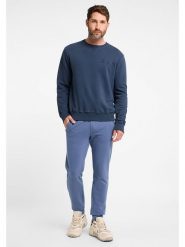 ELBSAND Bluza "Darin" w kolorze granatowym rozmiar: M. Niebieskie bluzy bez kaptura męskie ELBSAND, m, z bawełny. Za 189.29 zł.