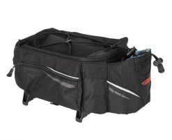 Torba na bagaż Top Klip Ohio. Czarne torebki klasyczne damskie NORCO, z aplikacjami, z materiału, bez dodatków. Za 429.90 zł.
