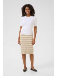 Kaffe Spódnica w kolorze beżowo-kremowym rozmiar: XS. Brązowe spódniczki damskie Kaffe, xs, bez wzorów, midi. Za 69.99 zł.