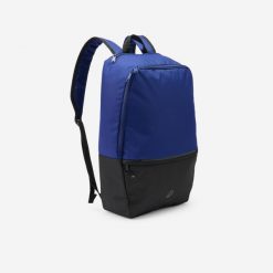 Plecak sportowy z kieszenią na buty Kipsta Essential 17L. Czarne plecaki damskie KIPSTA, bez wzorów, sportowe. Za 29.99 zł.