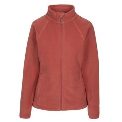 Kurtka Damska Trouper Ze Skórzanym Wykończeniem Z Polaru. Czerwone kurtki damskie Trespass, na zimę, s, bez wzorów, z dzianiny, bez kaptura. Za 53.99 zł.