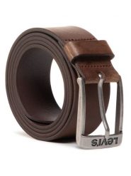 Levi's® Pasek Męski 38016-0018 Brązowy. Brązowe paski męskie bez wzorów, ze skóry. Za 119.99 zł.