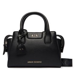 Torebka Armani Exchange. Czarne torebki klasyczne damskie Armani Exchange, bez wzorów, bez dodatków. Za 629.99 zł.