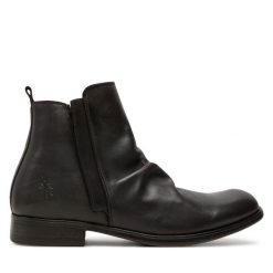 Sztyblety Fly London. Brązowe sztyblety męskie Fly London, bez zapięcia. Za 539.99 zł.