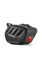 Torba rowerowa C61. Czarne torebki klasyczne damskie ROCKBROS, bez wzorów, z gumy, z nadrukiem, bez dodatków. Za 111.99 zł.