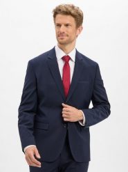 HUGO kurtka modułowa -Arti Mężczyźni Super Slim Fit niebieski, 46. Niebieskie kurtki męskie Hugo, m, bez wzorów, z wełny, eleganckie, bez kaptura. Za 1,449.95 zł.