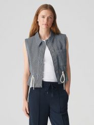 OPUS Kamizelka w kolorze granatowym rozmiar: 36. Niebieskie kamizelki damskie Opus. Za 165.99 zł.