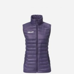 Kamizelka puchowa damska MILLET Evole Light 700 Vest W. Fioletowe kamizelki damskie Millet, m, z materiału. Za 659.00 zł.