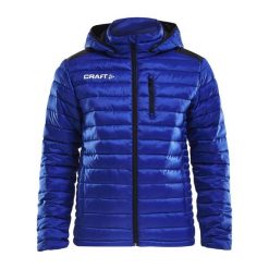 Kurtka Craft isolate. Niebieskie kurtki męskie Craft, m, bez wzorów, z puchu, bez kaptura. W wyprzedaży za 303.50 zł.
