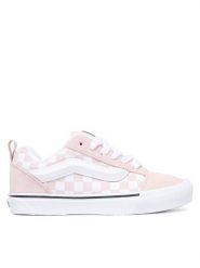 Vans Tenisówki Knu Skool VN000D2TGSF1 Różowy jasny. Czerwone buty sportowe dziewczęce Vans, bez wzorów, ze skóry, bez zapięcia. Za 339.99 zł.