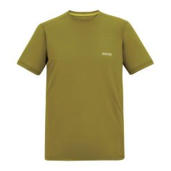 Męska Koszulka Fingal Stretch T-shirt. Brązowe t-shirty męskie Regatta, m, bez wzorów, bez kołnierzyka. Za 94.99 zł.