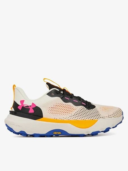 Under Armour Buty w kolorze beżowym ze wzorem do biegania rozmiar: 42,5. Brązowe obuwie trekkingowe damskie Under Armour. Za 368.64 zł.