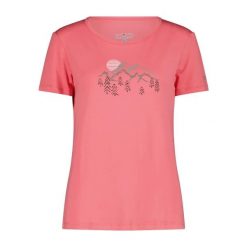 Koszulka z bambusa z wzorem kwiatowym damska CMP. Brązowe t-shirty damskie CMP, xs, bez wzorów, z lyocellu, bez ramiączek. Za 182.50 zł.