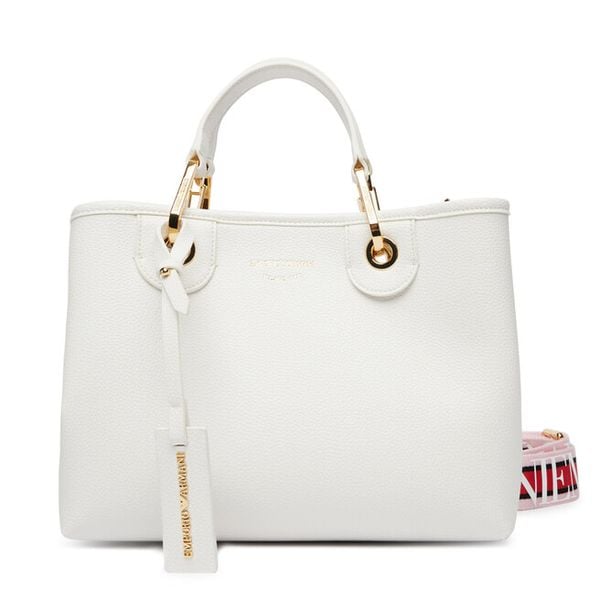 Torebka Emporio Armani. Białe torebki klasyczne damskie Emporio Armani, bez wzorów, bez dodatków. Za 1,209.00 zł.