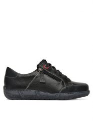 Go Soft Półbuty WI23-COMFORT-02 Czarny. Czarne półbuty damskie GO SOFT, bez wzorów, ze skóry, bez obcasa, na płaskiej podeszwie. Za 199.99 zł.