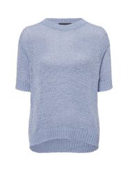 Franco Callegari Sweter z dzianiny Kobiety niebieski, XXL. Niebieskie swetry klasyczne damskie Franco Callegari, xxl, z dzianiny, bez kołnierzyka. Za 169.95 zł.