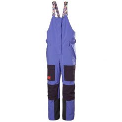 Damskie spodnie narciarskie cargo na szelkach Helly Hansen Switch. Fioletowe spodnie materiałowe damskie Helly Hansen, bez wzorów, sportowe. Za 1,028.50 zł.