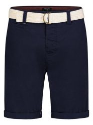 Sublevel Bermudy w kolorze granatowym rozmiar: W33. Niebieskie szorty męskie Sublevel, z aplikacjami, ze skóry. Za 104.99 zł.