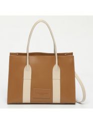 Maison héritage PARIS Skórzana torebka "Bahamas Lisse" w kolorze jasnobrązowym - 32 x 22 x 12 cm rozmiar: onesize. Brązowe torebki klasyczne damskie maison héritage PARIS, bez wzorów, z materiału, bez dodatków. Za 347.99 zł.