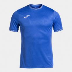 Koszulka Joma Toletum V. Niebieskie t-shirty sportowe męskie Joma, bez ramiączek, do piłki nożnej. Za 258.00 zł.